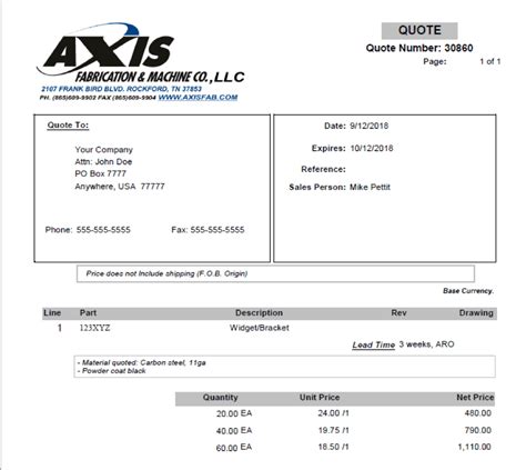 cnc machining quotation format|5 axis cnc instant quote.